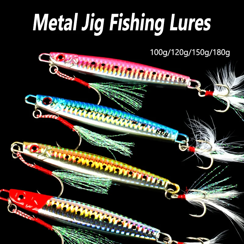 Fishing Equipment Deals - Metal Jig 100g 120g 150g 180g