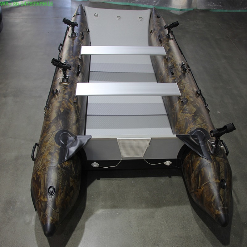 Fishing Lure - High-Speed Catamaran Inflatable Boat PVC Rubber