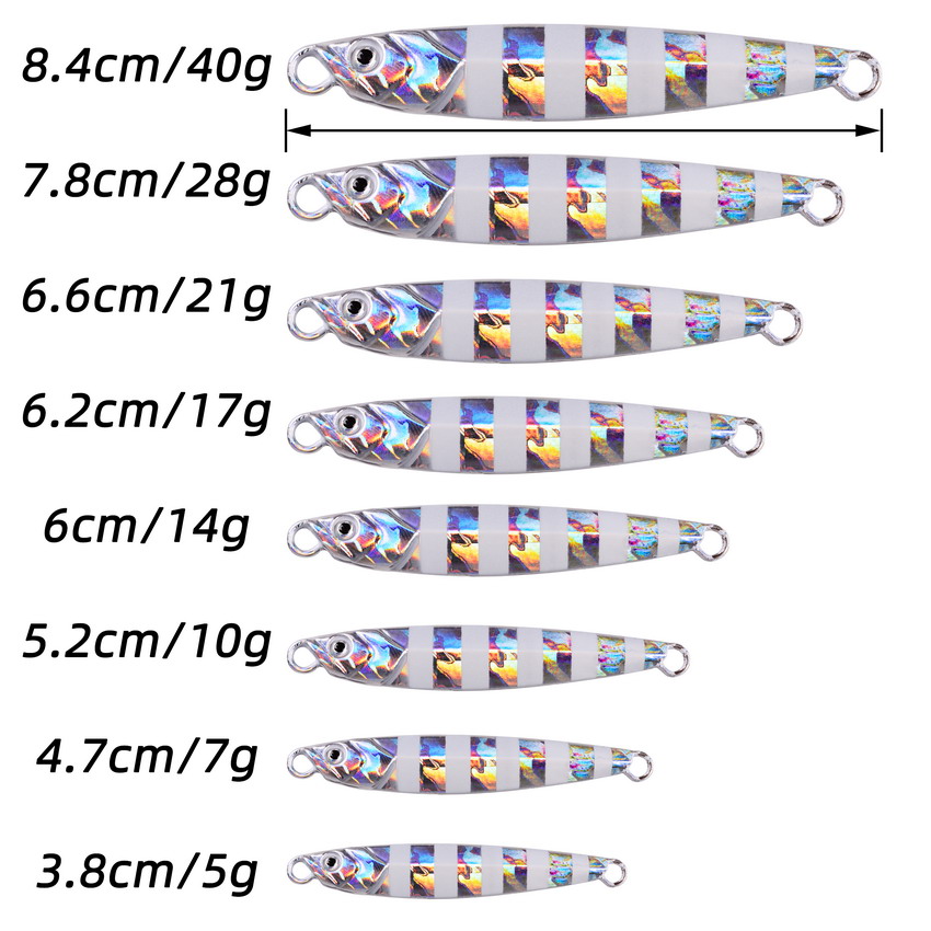 10pcs Metal Jig 7g 10g 14g 17g - огляд і ціна Fishing Equipment Deals