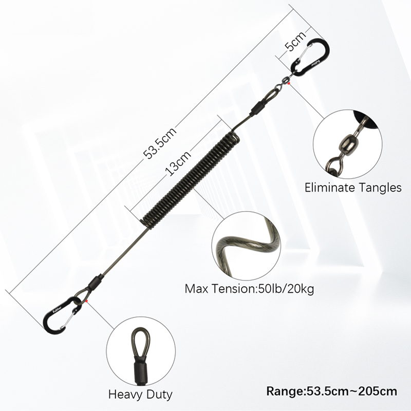 fishing tools Coiled Lanyards  - огляд і ціна Fishing Equipment And Tools