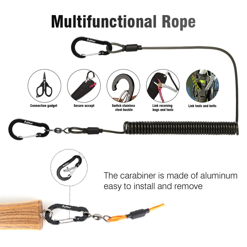 fishing tools Coiled Lanyards  - огляд і ціна Fishing Equipment And Tools
