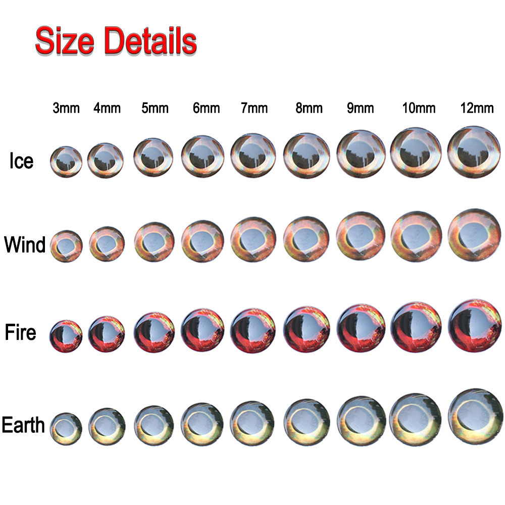 ICERIO 100PCS  Holographic 3D  - огляд і ціна Fishing Equipment Deals