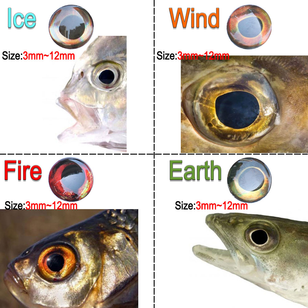 ICERIO 100PCS  Holographic 3D  - огляд і ціна Fishing Equipment Deals