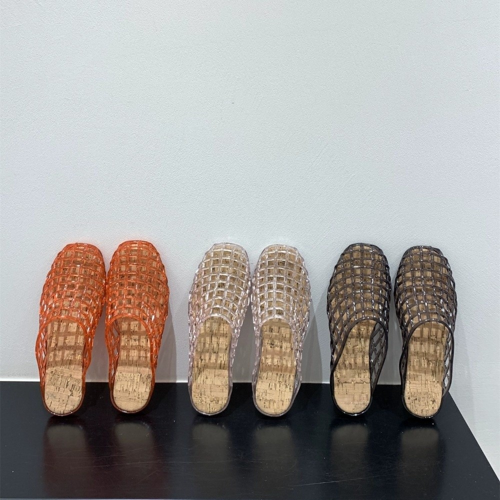 Round Toe PVC Crystal Slippers - огляд і ціна Waders