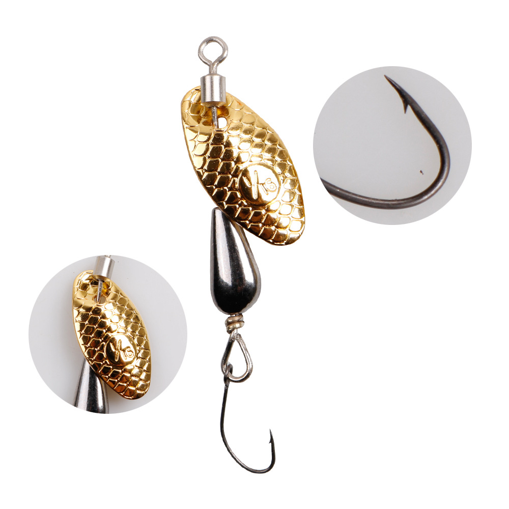2Pcs Spinner Spoon Metal Bait  - огляд і ціна Fishing Equipment Deals