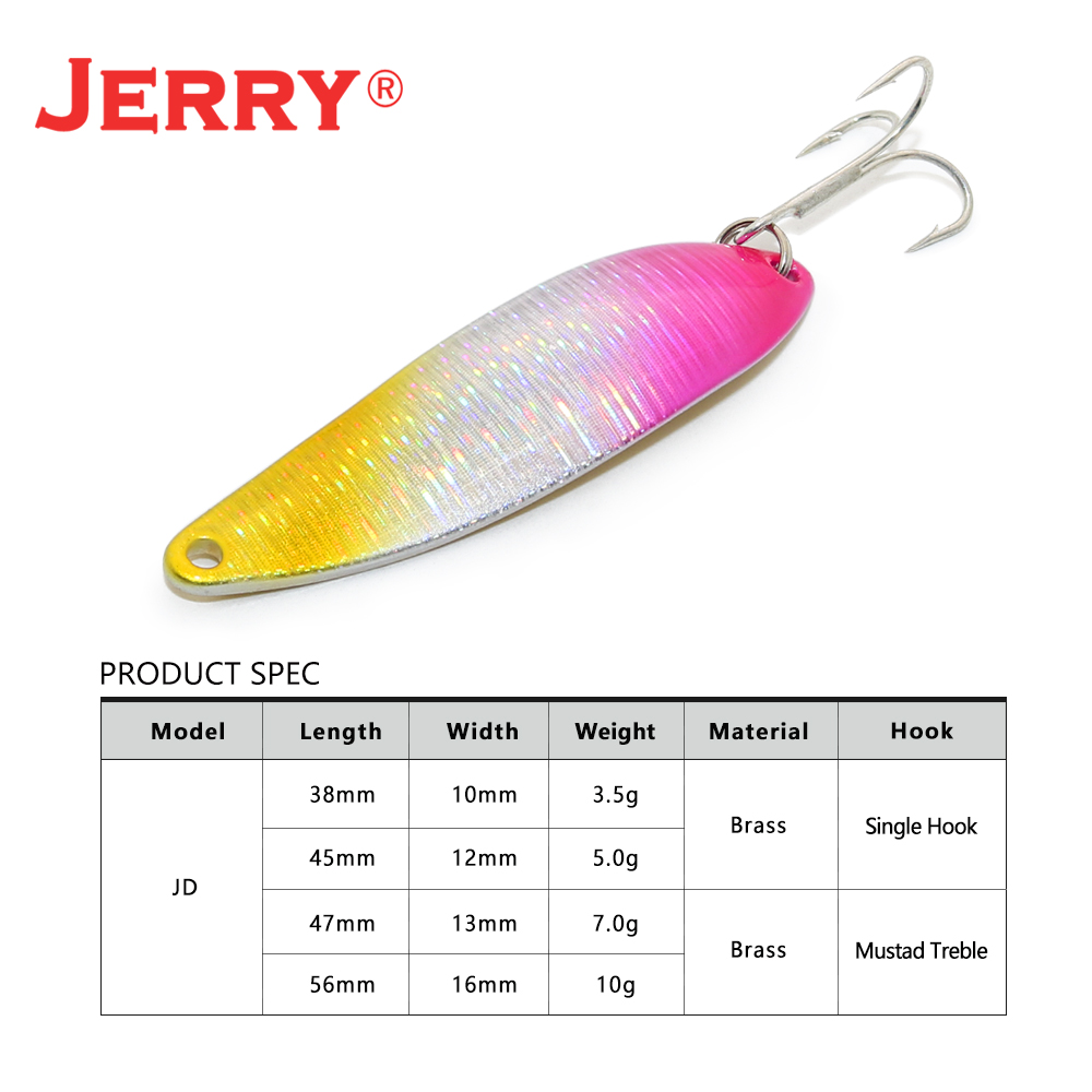 Jerry JD Artificial Spoon Lure - огляд і ціна Fishing Equipment Deals