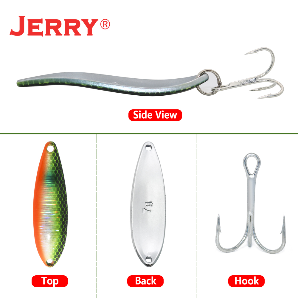 Jerry JD Artificial Spoon Lure - огляд і ціна Fishing Equipment Deals